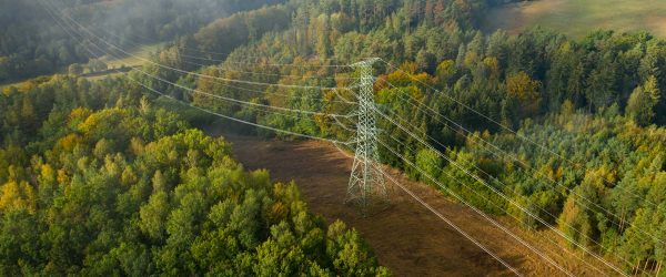 High voltage power lines High voltage power lines