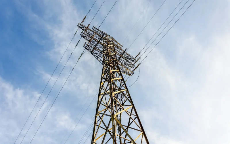 Power line support Power line support